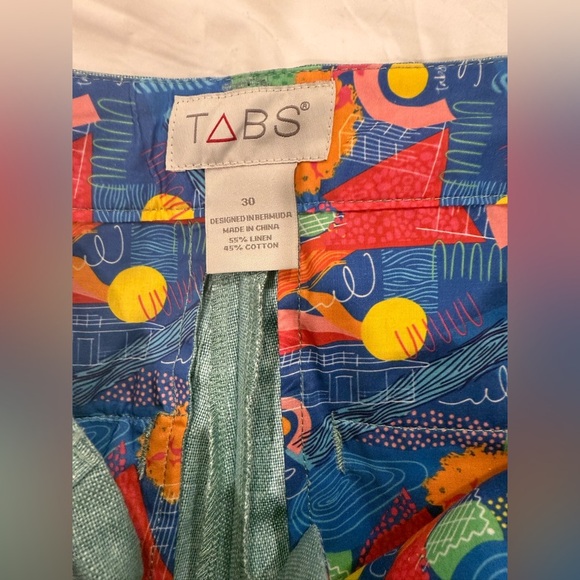 TABS Men's Formal Bermudas - Blue Iguana Sz 32 - Picture 7 of 13